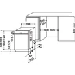 Whirlpool WBO 3T133 PF X kezelőszervig beépíthető mosogatógép