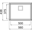 Elleci Karisma 105 Undermount gránit mosogatótálca