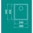 Elleci Quadra 100 Undermount gránit mosogatótálca