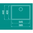 Elleci Quadra 110 Undermount gránit mosogatótálca