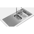 Teka Universe 60 T-XP 1 1/2B 1D rozsdamentes mosogatótálca - megfordítható kivitel