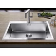 BLANCO CLARON 700-IF/A Durinox rozsdamentes mosogatótálca excenterrel