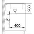 BLANCO DANA 45 rozsdamentes mosogatótálca