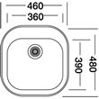 Livinox egymedencés mosogató - EC-149K