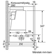 Bosch Serie4 DFS067A50 kihúzható teleszkópos páraelszívó