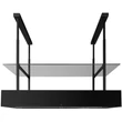 Kép 3/13 - Ciarko Design MINIMAL 1 120 cm fekete sziget páraelszívó (panellal)