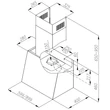 Ciarko Design Minimal 5 90 fali kürtős páraelszívó - fekete