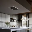 Kép 5/9 - Ciarko Design Su Frame fekete üveg mennyezeti páraelszívó