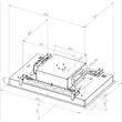 Kép 11/15 - Ciarko Design Su Light fekete mennyezeti páraelszívó