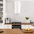 Kép 8/9 - Ciarko Design Tubus fali kürtős páraelszívó - fehér
