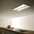 Elica Cloud Nine WH/A/120 mennyezetbe építhető páraelszívó - fehér üveg / inox