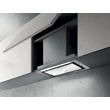 Elica Hidden IXGL/A/60 felső szekrénybe építhető páraelszívó - inox / fehér üveg