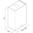 FALMEC LAGUNA 60 fali páraelszívó - inox / burkolható