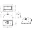 Gorenje BHI611ES felső szekrénybe építhető páraelszívó