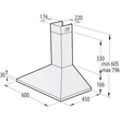 Gorenje WHC629E4W fali kürtős páraelszívó
