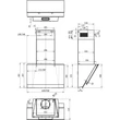 Gorenje WHI649EB döntött ernyős páraelszívó - fekete üveg