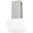 Gorenje WHI649EXGW  döntött ernyős páraelszívó - fehér üveg / inox