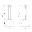 Kdesign K124-I T600 rusztikus sziget páraelszívó - titanium