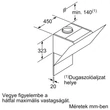 NEFF D95IPP1N0 döntött ernyős páraelszívó