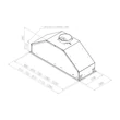 Kép 3/5 - Pando GTI/510 inox ECO SEC PLUS beépíthető páraelszívó