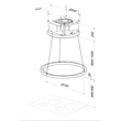 Sirius SLT-973 HALO BRUSHLESS WI-FI mennyezetbe építhető páraelszívó - szürke