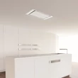 Sirius SLT 958 EM mennyezetbe építhető páraelszívó - inox / fehér üveg