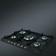 SMEG SR775AO beépíthető rusztikus gáz főzőlap - antracit / bronz