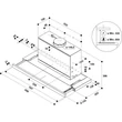 Whirlpool AKR 634 GY/3 kihúzható páraelszívó - inox