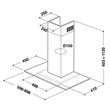 Whirlpool AKR 686/IX kürtős páraelszívó - inox/üveg