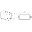 Whirlpool WCTH 63F LEB X felsőszekrénybe építhető páraelszívó