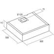 Cata S-BOX 600 beépíthető páraelszívó