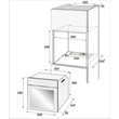 Beko BVR-35500 XMS beépíthető multifunkciós sütő