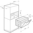 Dedietrich DKE7335W beépíthető mikrohullámú sütő