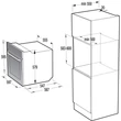 Gorenje BO747A33WG beépíthető multifunkciós sütő