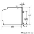 NEFF B4ACF4HN0 beépíthető Circo Therm multifunkciós sütő