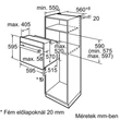 Bosch Serie6  HBA74S350E beépíthető pirolitikus sütő