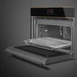 SMEG SO4604M2PNR beépíthető kompakt kombinált sütő mikrohullámú sütő