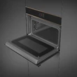 SMEG SO4604M2PNR beépíthető kompakt kombinált sütő mikrohullámú sütő