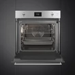 SMEG SO6301S2X beépíthető kombinált gőzpároló-sütő