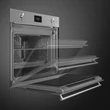 SMEG SO6301S2X beépíthető kombinált gőzpároló-sütő