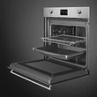 SMEG SO6302M2X beépíthető kombinált sütő - mikrohullámú sütő