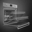 SMEG SO6302S3PX beépíthető kombinált gőzpároló-sütő