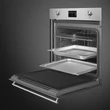 SMEG SO6302S3PX beépíthető kombinált gőzpároló-sütő