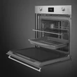 SMEG SOP6301S2X beépíthető kombinált pirolitikus gőzpároló-sütő