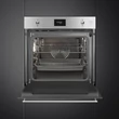 SMEG SOP6301S2X beépíthető kombinált pirolitikus gőzpároló-sütő