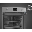 SMEG SOP6302S2PX beépíthető kombinált pirolitikus gőzpároló-sütő