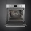 SMEG SOP6302S2PX beépíthető kombinált pirolitikus gőzpároló-sütő