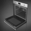 SMEG SOP6302S2PX beépíthető kombinált pirolitikus gőzpároló-sütő