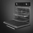 SMEG SOP6900TN beépíthető rusztikus pirolitikus hőlégkeveréses sütő