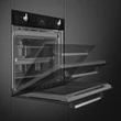 SMEG SOP6900TN beépíthető rusztikus pirolitikus hőlégkeveréses sütő